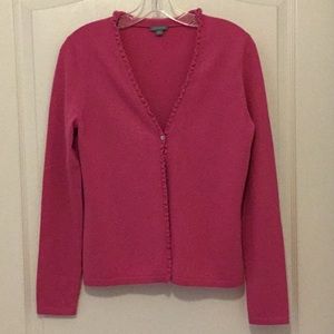 Ann Taylor cashmere cardigan sweater